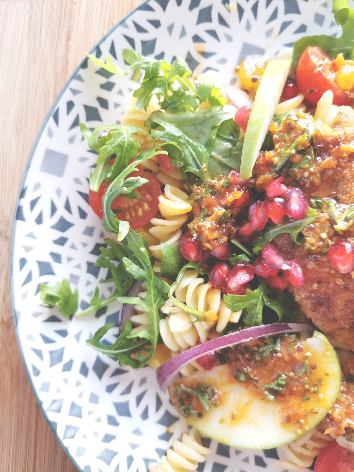Salade de pâtes au poulet